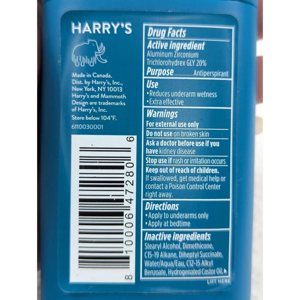 Harry's - Redwood - Men's - Antiperspirant Deodorant - 2.5oz - 3 pack